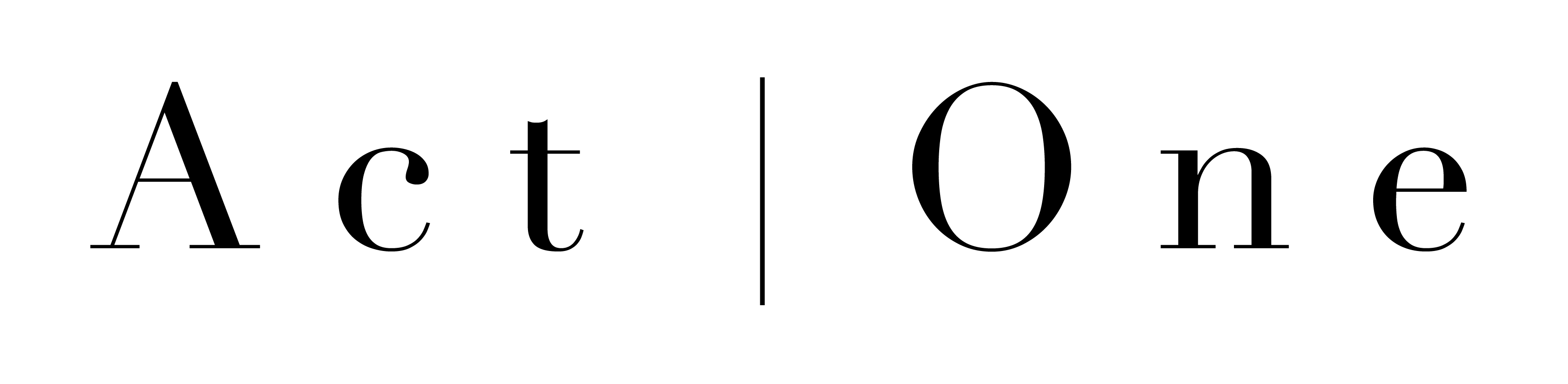Act One